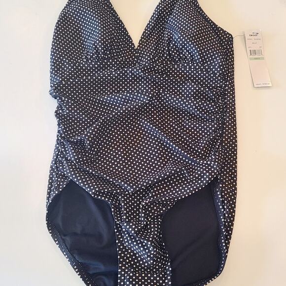 DKNY Polka dot One Piece Swimsuit - Picture 5 of 10